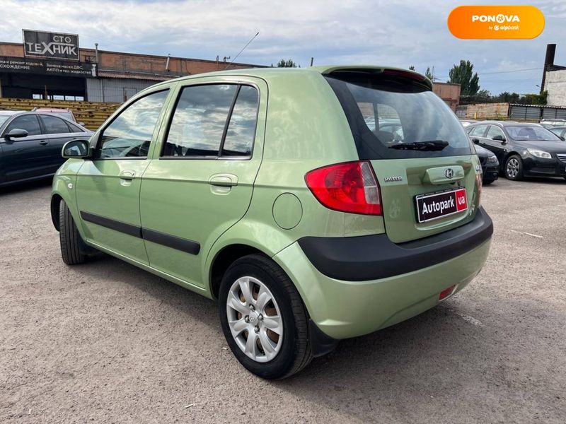 Hyundai Getz, 2008, Газ пропан-бутан / Бензин, 1.4 л., 137 тис. км, Хетчбек, Зелений, Запоріжжя 98894 фото