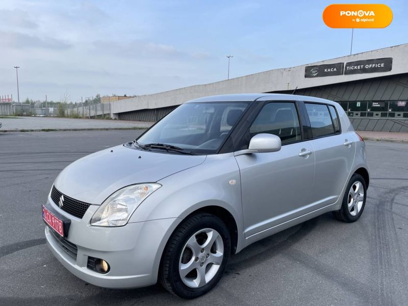 Suzuki Swift, 2007, Бензин, 1.33 л., 153 тис. км, Хетчбек, Сірий, Львів Cars-Pr-55595 фото