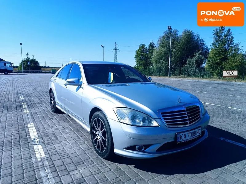 Mercedes-Benz S-Class, 2008 г., Газ метан / Бензин, 193 тыс. км, Седан, Серый, Киев AT-10404683 фото