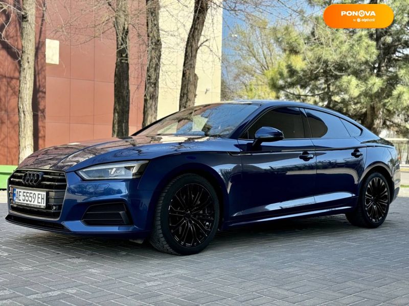 Audi A5, 2017, Дизель, 1.97 л., 159 тыс. км, Купе, Синий, Днепр (Днепропетровск) 107447 фото