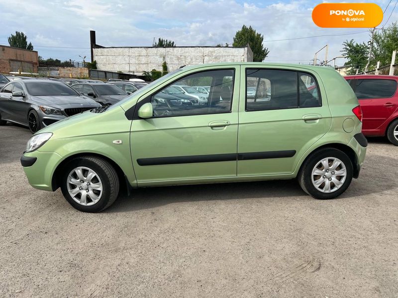 Hyundai Getz, 2008, Газ пропан-бутан / Бензин, 1.4 л., 137 тис. км, Хетчбек, Зелений, Запоріжжя 98894 фото