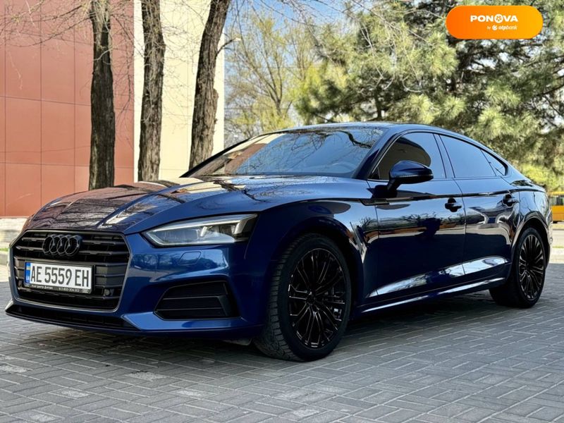 Audi A5, 2017, Дизель, 1.97 л., 159 тыс. км, Купе, Синий, Днепр (Днепропетровск) 107447 фото