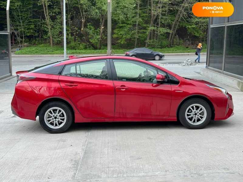 Toyota Prius, 2018, Гибрид (HEV), 1.8 л., 91 тыс. км, Хетчбек, Красный, Киев 38644 фото