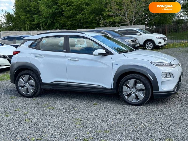 Hyundai Kona Electric, 2019, Електро, 38 тыс. км, Внедорожник / Кроссовер, Белый, Хмельницкий 41595 фото