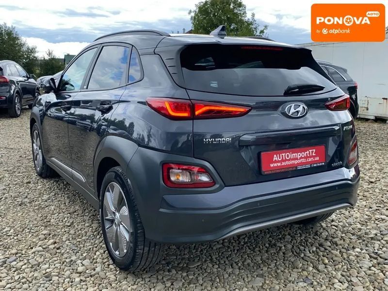 Hyundai Kona, 2020 г., Електро, 69 тыс. км, Внедорожник / Кроссовер, Серый, Сопошин AT-10399932 фото