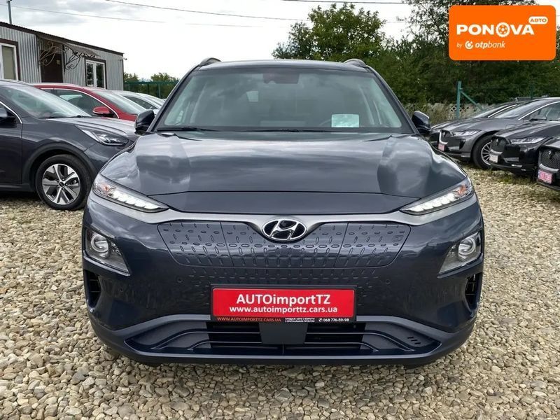 Hyundai Kona, 2020 г., Електро, 69 тыс. км, Внедорожник / Кроссовер, Серый, Сопошин AT-10399932 фото