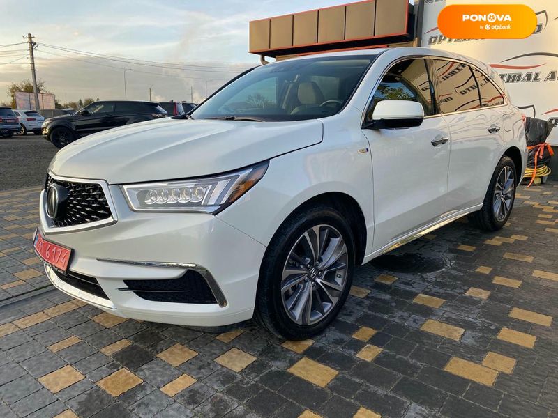 Acura MDX, 2018, Гибрид (HEV), 3 л., 103 тыс. км, Внедорожник / Кроссовер, Белый, Львов 43684 фото