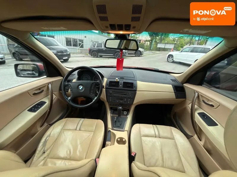BMW X3, 2004 г., Газ пропан-бутан / Бензин, 243 тыс. км, Седан, Красный, Харьков AT-10417391 фото