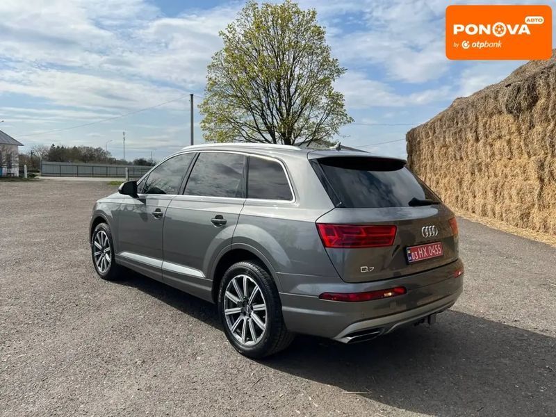 Audi Q7, 2018 р., Бензин, 180 тис. км, Позашляховик / Кросовер, Сірий, Ковель AT-10415704 фото