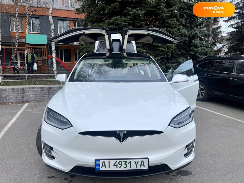Tesla Model X, 2018, Електро, 39 тис. км, Позашляховик / Кросовер, Білий, Київ Cars-Pr-58990 фото