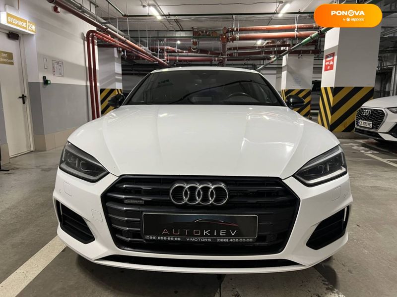 Audi A5 Sportback, 2017, Дизель, 2 л., 149 тыс. км, Купе, Белый, Киев 42260 фото