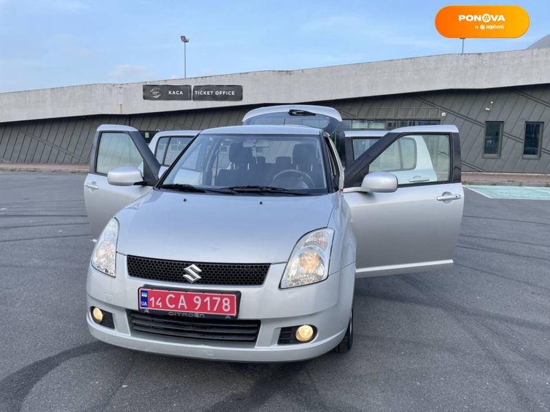 Suzuki Swift, 2007, Бензин, 1.33 л., 153 тис. км, Хетчбек, Сірий, Львів Cars-Pr-55595 фото