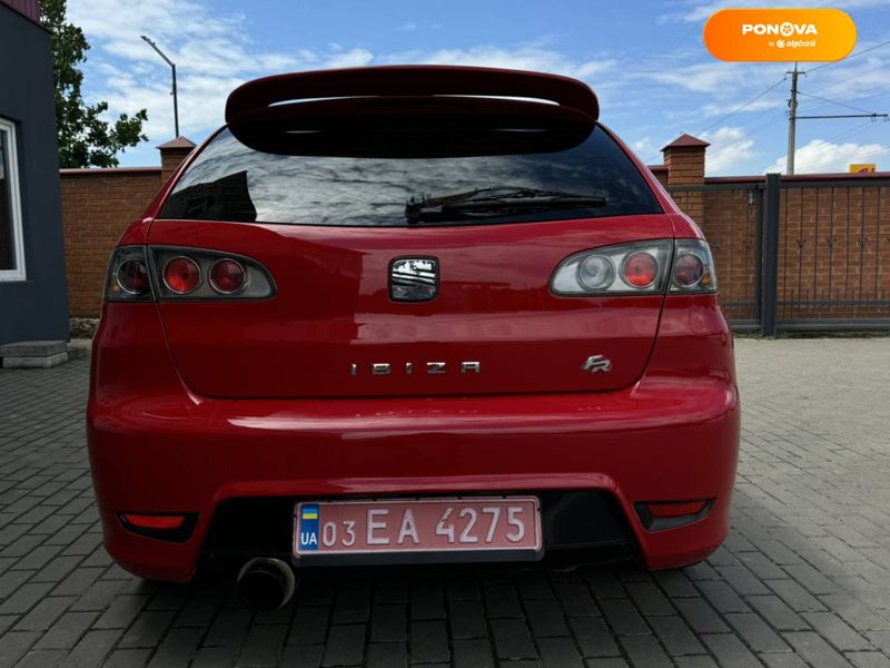 SEAT Ibiza, 2008, Бензин, 1.8 л., 170 тис. км, Хетчбек, Червоний, Луцьк Cars-Pr-63918 фото