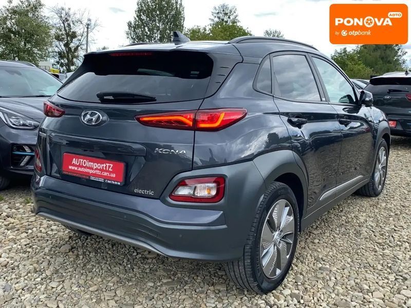 Hyundai Kona, 2020 г., Електро, 69 тыс. км, Внедорожник / Кроссовер, Серый, Сопошин AT-10399932 фото
