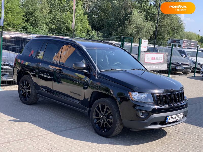 Jeep Compass, 2015, Газ пропан-бутан / Бензин, 2.36 л., 141 тыс. км, Внедорожник / Кроссовер, Чорный, Бердичев 109187 фото