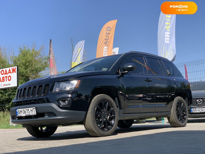 Jeep Compass, 2015, Газ пропан-бутан / Бензин, 2.36 л., 141 тис. км, Позашляховик / Кросовер, Чорний, Бердичів 109187 фото