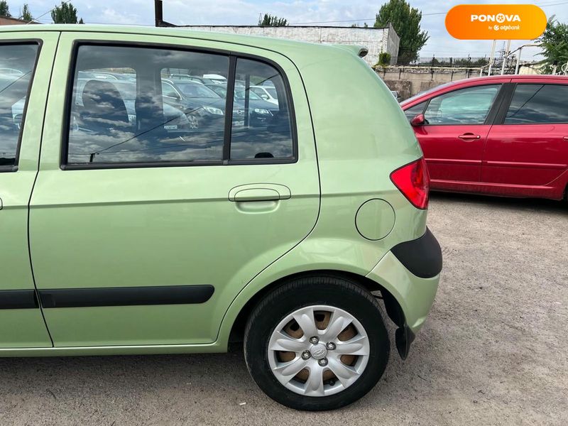 Hyundai Getz, 2008, Газ пропан-бутан / Бензин, 1.4 л., 137 тис. км, Хетчбек, Зелений, Запоріжжя 98894 фото