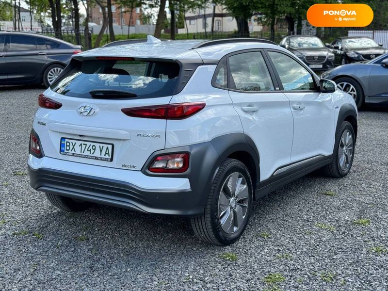 Hyundai Kona Electric, 2019, Електро, 38 тыс. км, Внедорожник / Кроссовер, Белый, Хмельницкий 41595 фото