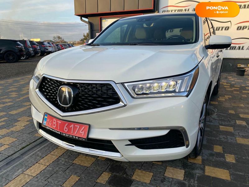 Acura MDX, 2018, Гібрид (HEV), 3 л., 103 тис. км, Позашляховик / Кросовер, Білий, Львів 43684 фото