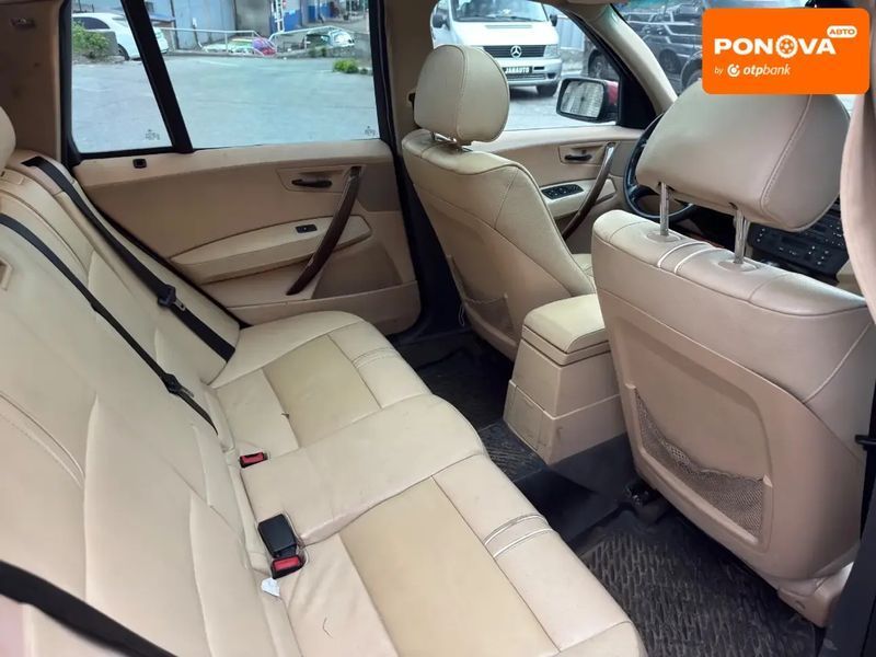 BMW X3, 2004 г., Газ пропан-бутан / Бензин, 243 тыс. км, Седан, Красный, Харьков AT-10417391 фото