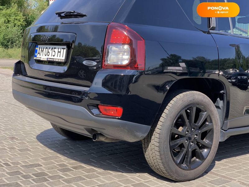 Jeep Compass, 2015, Газ пропан-бутан / Бензин, 2.36 л., 141 тис. км, Позашляховик / Кросовер, Чорний, Бердичів 109187 фото