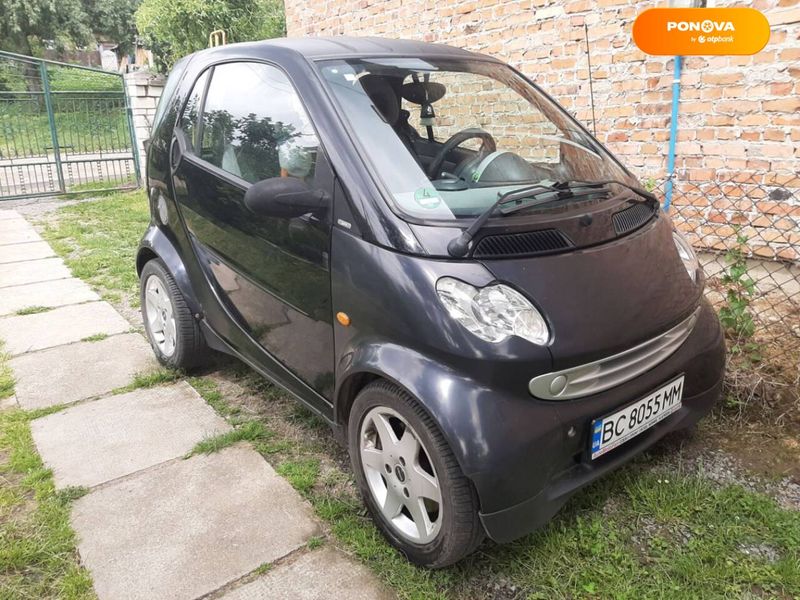 Smart Fortwo, 2004, Бензин, 0.7 л., 157 тис. км, Купе, Чорний, Львів Cars-Pr-64094 фото