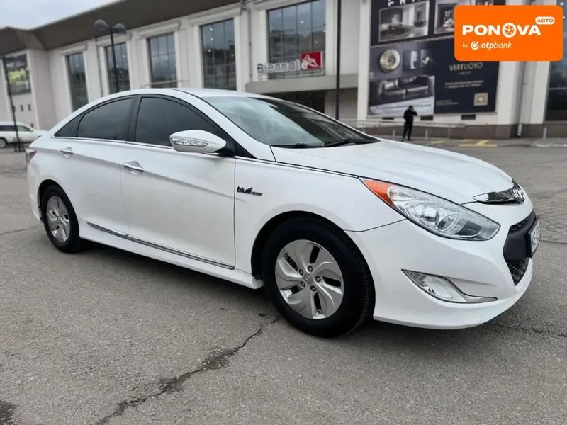 Hyundai Sonata, 2014 г., Гібрид (MHEV), 112 тыс. км, Седан, Белый, Днепр (Днепропетровск) AT-10418051 фото