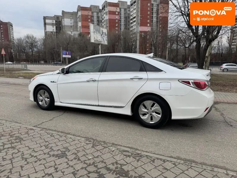 Hyundai Sonata, 2014 г., Гібрид (MHEV), 112 тыс. км, Седан, Белый, Днепр (Днепропетровск) AT-10418051 фото