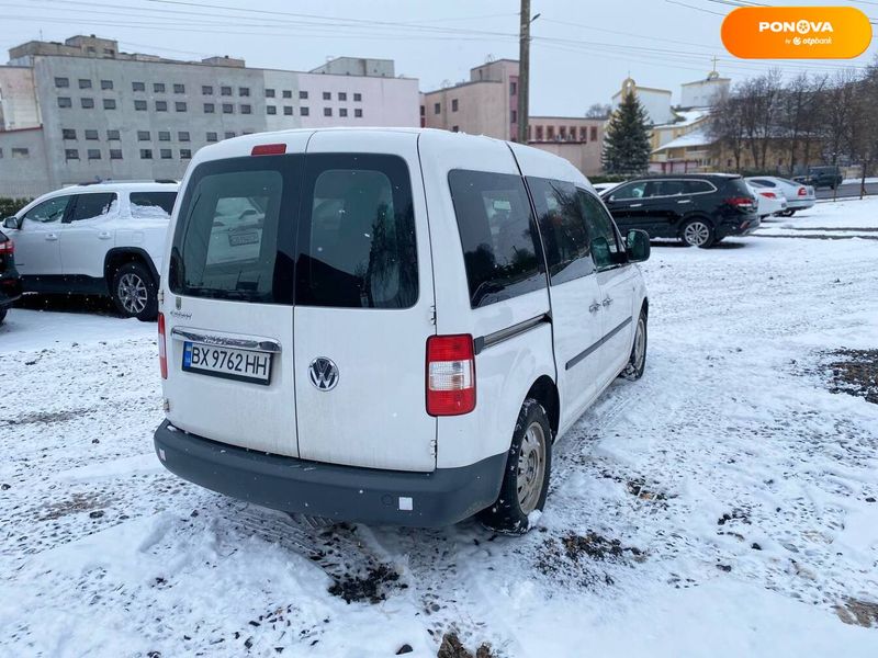 Volkswagen Caddy пасс., 2009, Дизель, 1.9 л., 322 тыс. км, Белый, Хмельницкий 4896 фото