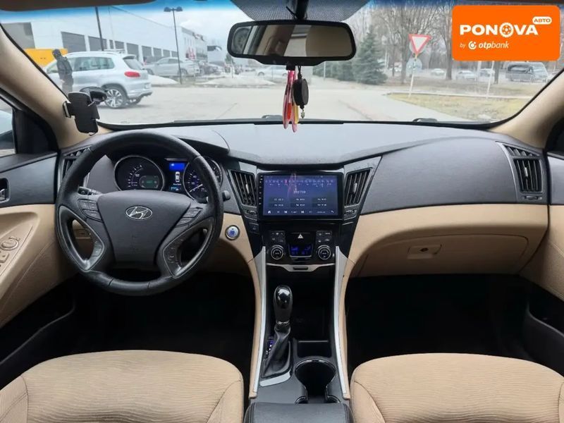 Hyundai Sonata, 2014 г., Гібрид (MHEV), 112 тыс. км, Седан, Белый, Днепр (Днепропетровск) AT-10418051 фото