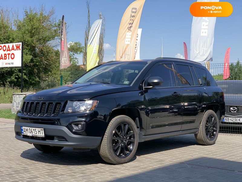 Jeep Compass, 2015, Газ пропан-бутан / Бензин, 2.36 л., 141 тыс. км, Внедорожник / Кроссовер, Чорный, Бердичев 109187 фото