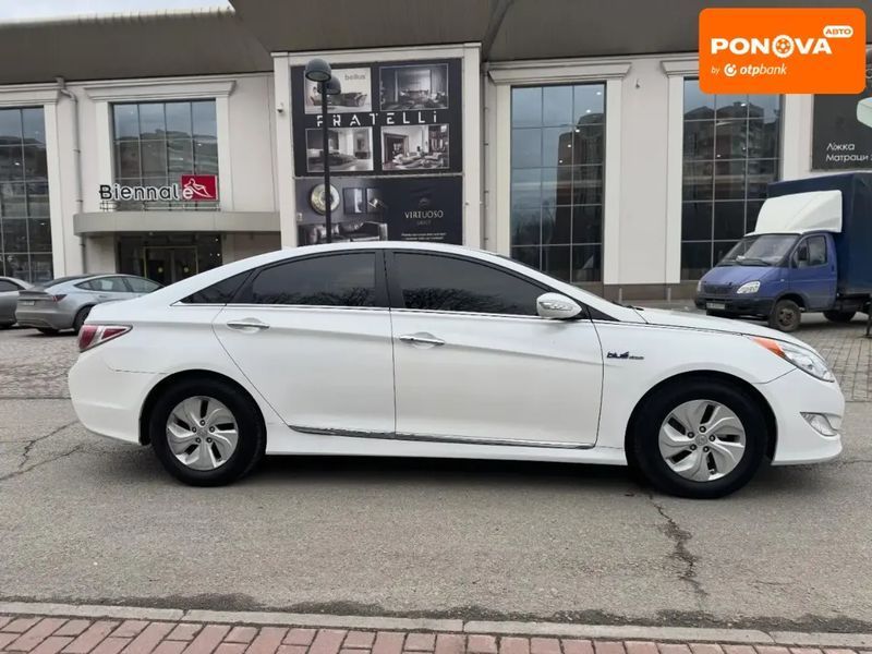 Hyundai Sonata, 2014 г., Гібрид (MHEV), 112 тыс. км, Седан, Белый, Днепр (Днепропетровск) AT-10418051 фото