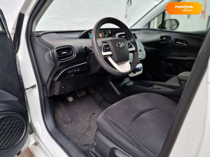 Toyota Prius, 2017, Гибрид (HEV), 1.8 л., 105 тыс. км, Хетчбек, Белый, Одесса 13606 фото