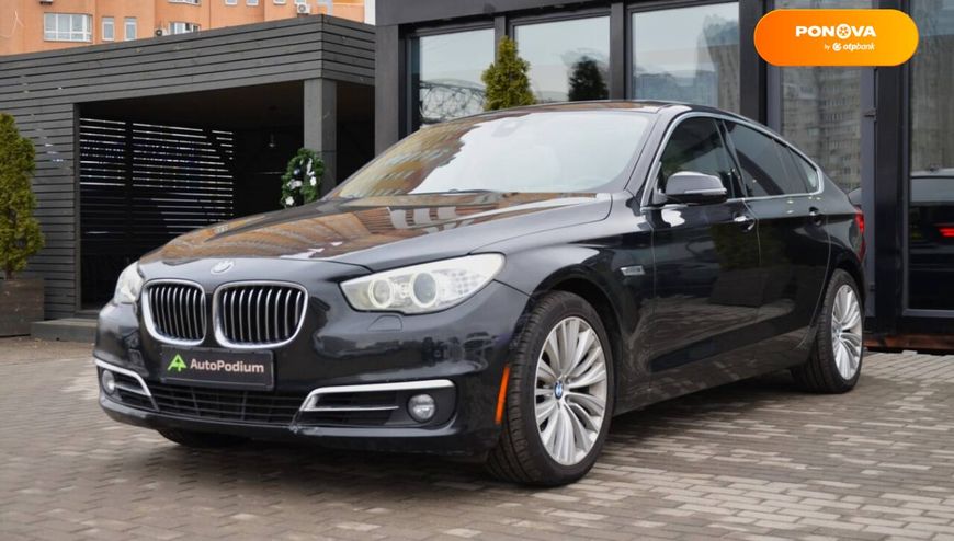 BMW 5 Series GT, 2015, Бензин, 164 тыс. км, Лифтбек, Чорный, Киев 102336 фото