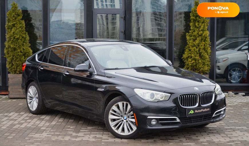 BMW 5 Series GT, 2015, Бензин, 164 тыс. км, Лифтбек, Чорный, Киев 102336 фото