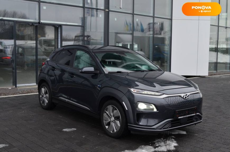 Hyundai Kona Electric, 2019, Електро, 61 тис. км, Позашляховик / Кросовер, Сірий, Львів 16913 фото