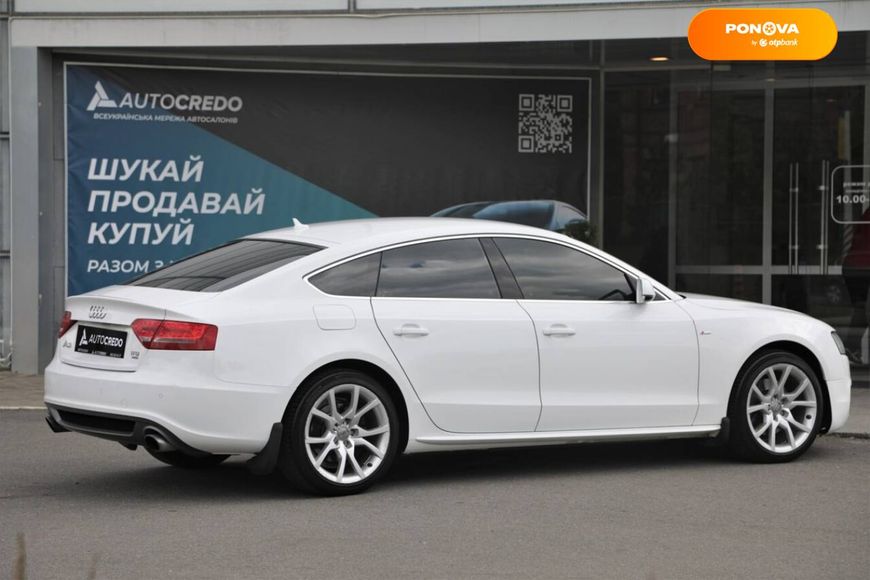 Audi A5 Sportback, 2011, Бензин, 2 л., 155 тыс. км, Лифтбек, Белый, Харьков 47275 фото