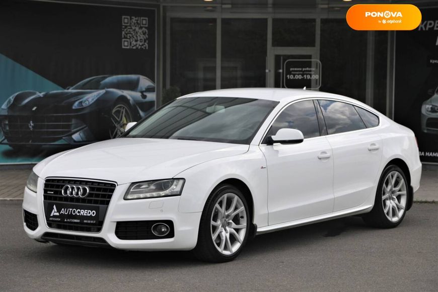 Audi A5 Sportback, 2011, Бензин, 2 л., 155 тис. км, Ліфтбек, Білий, Харків 47275 фото