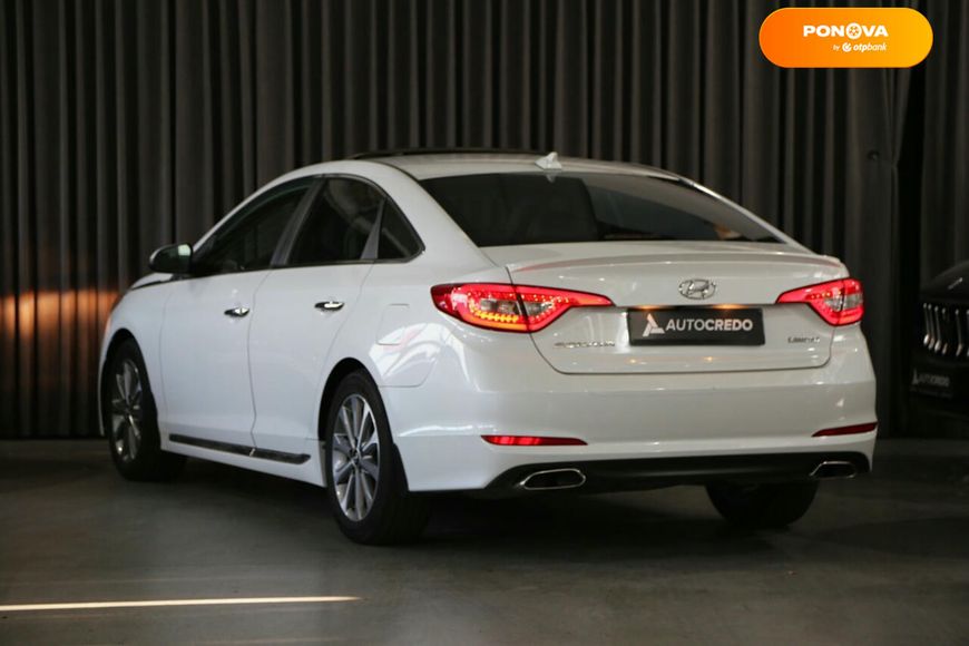 Hyundai Sonata, 2015, Бензин, 2.36 л., 86 тис. км, Седан, Білий, Київ 101616 фото