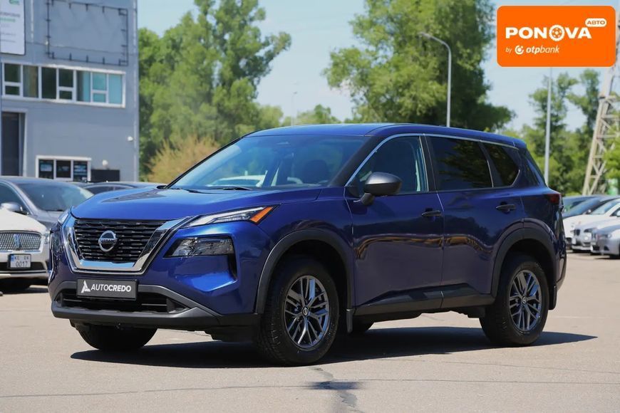 Nissan Rogue, 2021 р., Бензин, 65 тис. км, Позашляховик / Кросовер, Синій, Київ AT-10417829 фото