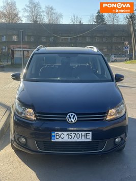 Volkswagen Touran, 2012, Дизель, 1.98 л., 284 тис. км, Мінівен, Синій, Львів Cars-Pr-275370 фото