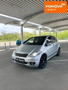 Mercedes-Benz A-Class, 2006 р., Бензин, 165 тис. км, Хетчбек, Сірий, Запоріжжя AT-10417024 фото