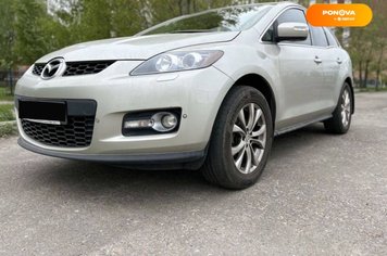 Mazda CX-7, 2008, Газ пропан-бутан / Бензин, 2.26 л., 210 тис. км, Позашляховик / Кросовер, Сірий, Київ Cars-Pr-59738 фото