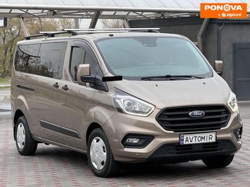 Ford Transit Custom, 2019, Дизель, 2 л., 90 тис. км, Мінівен, Коричневий, Запоріжжя Cars-Pr-266309 фото