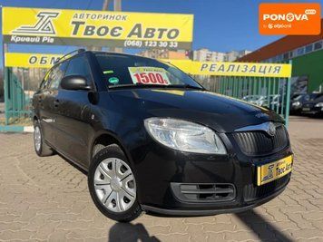 Skoda Fabia, 2009 г., Бензин, 190 тыс. км, Универсал, Чорный, Кривой Рог AT-10411784 фото