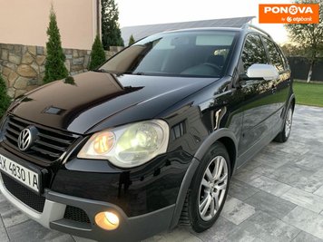 Volkswagen Cross Polo, 2008, Газ пропан-бутан / Бензин, 1.4 л., 236 тис. км, Хетчбек, Чорний, Івано-Франківськ Cars-Pr-263383 фото