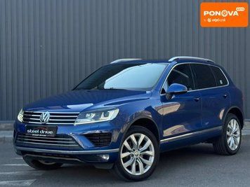 Volkswagen Touareg, 2014 р., Дизель, 129 тис. км, Позашляховик / Кросовер, Синій, Миколаїв AT-10417748 фото