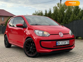 Volkswagen Up, 2011, Бензин, 1 л., 262 тис. км, Хетчбек, Червоний, Стрий Cars-Pr-213357 фото