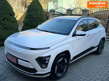 Hyundai Kona Electric, 2024, Електро, 18 тис. км, Позашляховик / Кросовер, Білий, Чернівці Cars-Pr-276105 фото