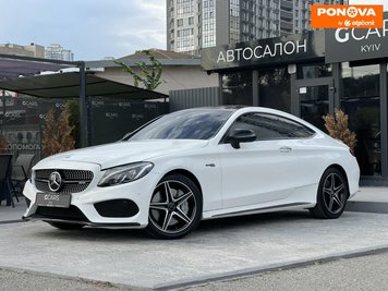 Mercedes-Benz C-Class, 2017, Бензин, 3 л., 125 тис. км, Купе, Білий, Київ 277899 фото